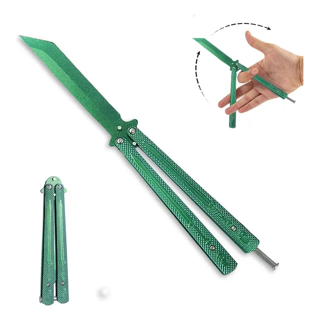 Canivete Faca Butterfly Facas Taticas Afiada Raibown Verde