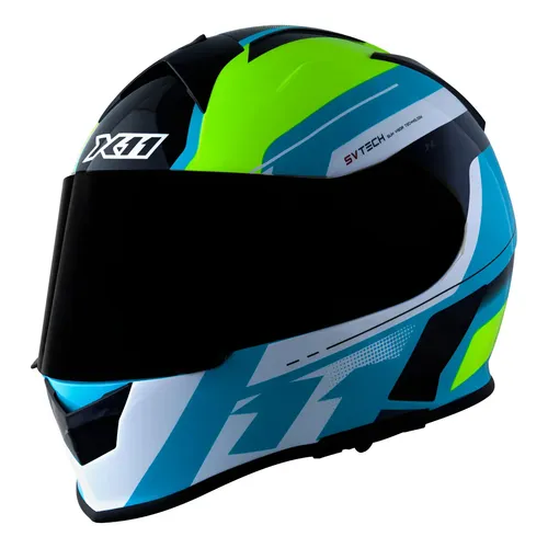 Capacete Moto X11 Revo Pro Eleven Sv Wsp C/viseira Extra Fxm Cor