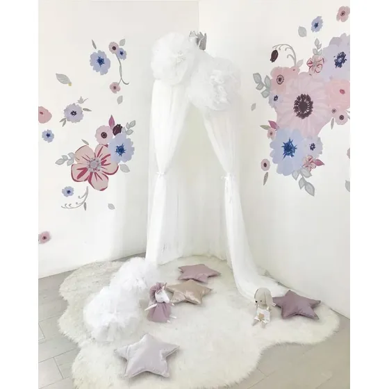 Modern Nursery Kids Bed Canopy - Baby Cuna Bed Mosquito Net 