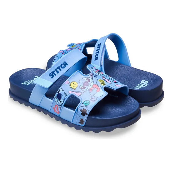 Chinelo Grendene Kids Glam Stitch Disney