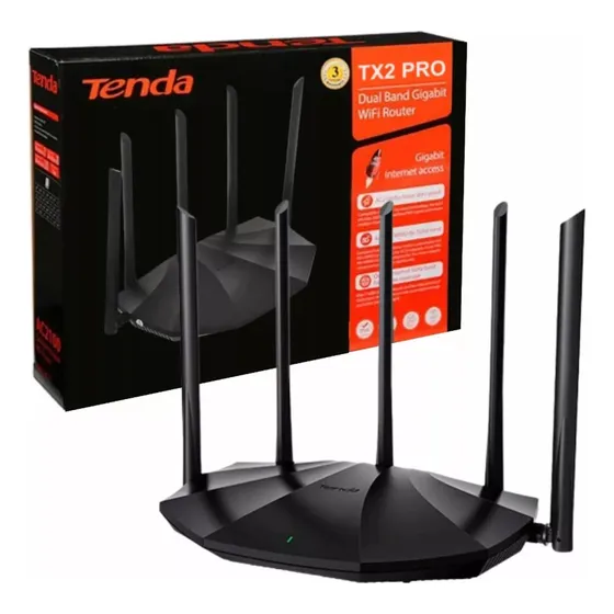 Router Tenda Tx2 Pro Wifi 6 Ax 1500 Doble Banda Gigabit
