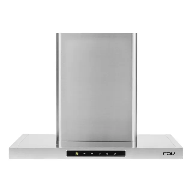 Campana De Pared Elite 60 Cm 500 M3/h Fdv Color Acero