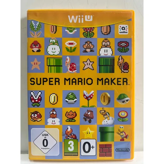 Super Mario Maker Europeu Nintendo Wii U Semi Novo