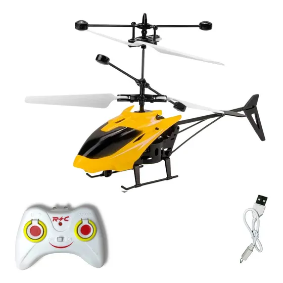 Helicóptero De Controle Remoto Recarregável Infantil