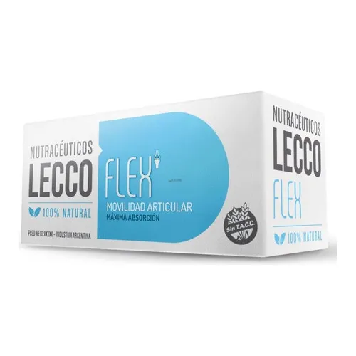 Nutraceutico Lecco Flex Dolor Articulaciones 60comp Artrosis Sabor No
