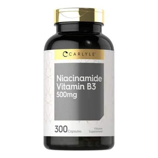 Suplemento Carlyle, Niacinamida Y Vitamina B3, 500 Mg, 300 C
