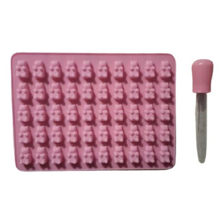 Molde De Silicon Gomitas Panditas Y Gotero Molde De Silicon Gomitas Panditas Y Gotero