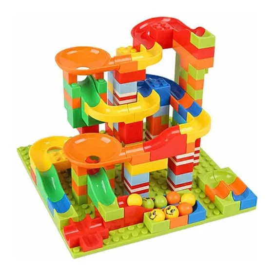 Bloques Tipo Lego Autopista Laberinto Didactico Para Niños