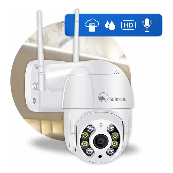 Câmera De Segurança Wi-fi Ip Prova D'água Infravermelho Hd Icsee Interna Externa