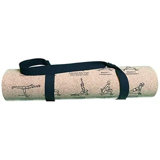 Pure Wishes Instructional Cork Yoga-exercise Mat |poses In E Pure Wishes Instructional Cork Yoga-exercise Mat |poses In E