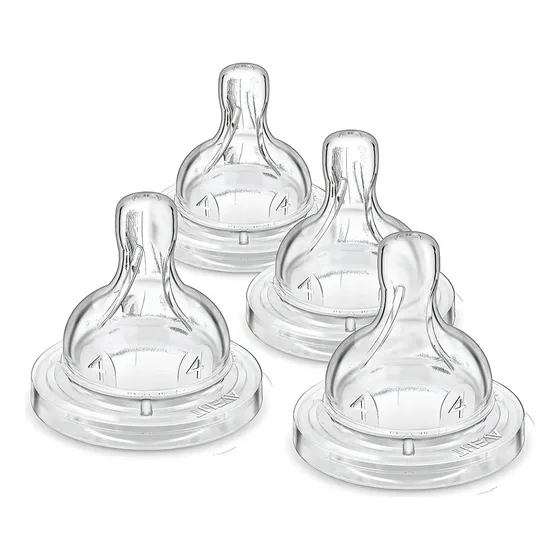 Tetina Philips Avent Anticólico Flujo Rápido 4pz