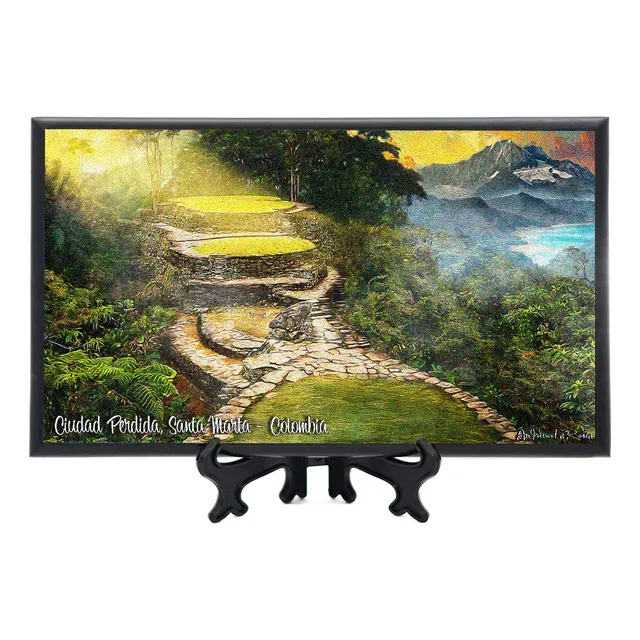 Cuadro Artístico De Escritorio Paisajes Colombia Idekoart