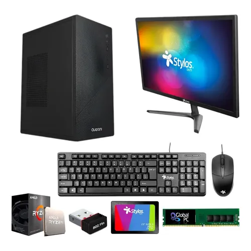 Computadora Ghia Frontier Intel Core I3-10100 8 Gb Ssd 480gb