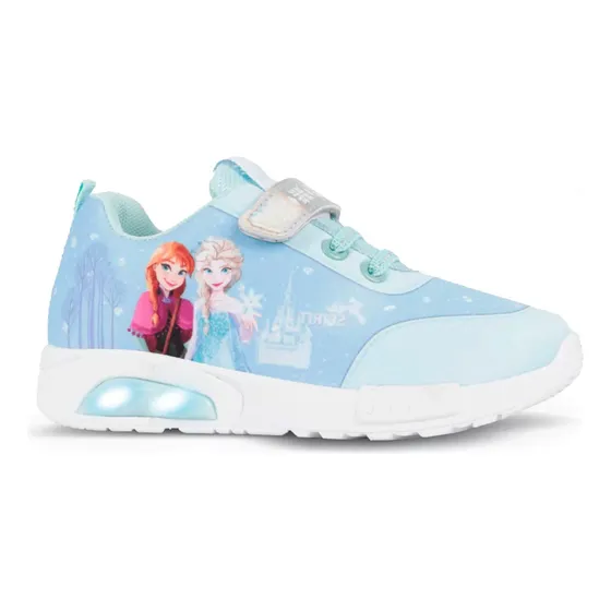 Zapatilla Footy Pop Frozen Ice Niña Luz Al Pisar Abrojo