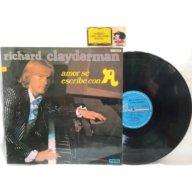 Lp - Acetato - Richard Clayderman - Amor Se Escribe Con A