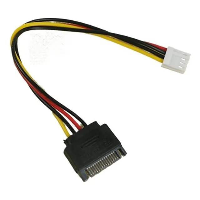 Sata 15pin Revolucion Pequeño 4pin Cable De Alimentación
