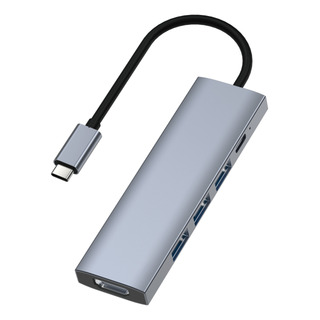 Adaptador Hub Usb 3.0 Hdmi 4k Pd Para Macbook Pro/air 5 Em 1 Adaptador Hub Usb 3.0 Hdmi 4k Pd Para Macbook Pro/air 5 Em 1