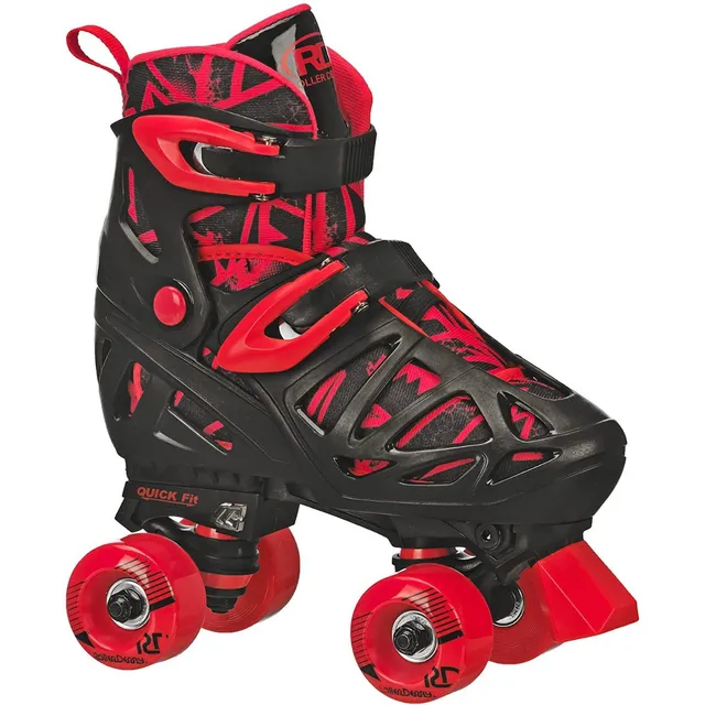 Patines Ajustables Trac Star De Roller Derby Para Niños Rojo
