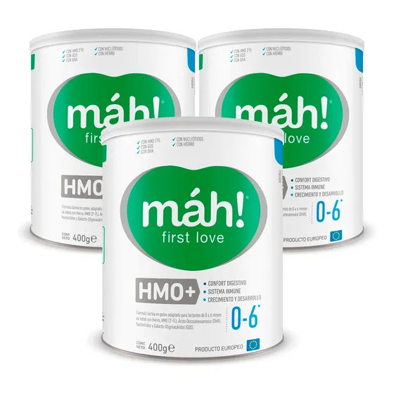 Fórmula Infantil Máh 0-6 Meses Hmo+ 1200g (3 Latas)