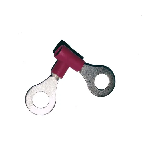 Terminal Anillo Rojo M6 1/4 22-18, Pack De 50 Piezas