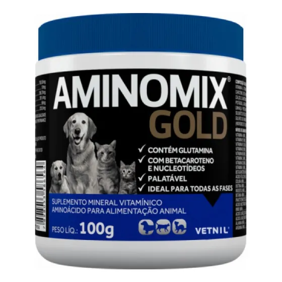 Aminomix Gold Pó 100 Gr - Vetnil