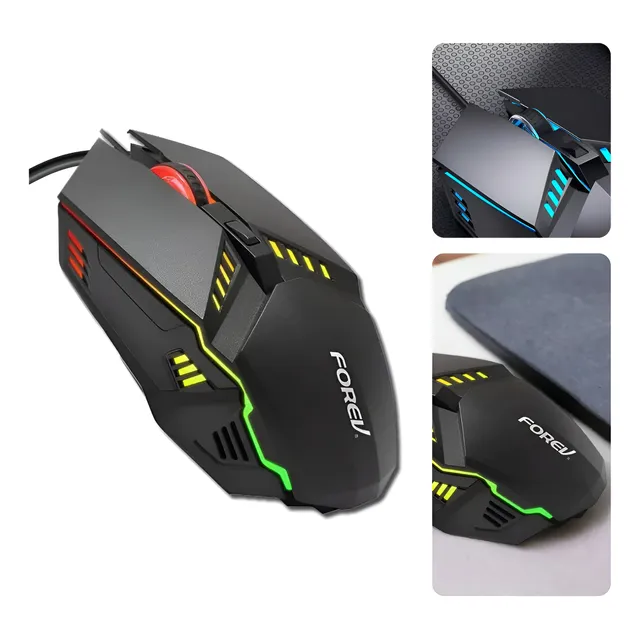 Forev Mouse Rgb Ergonomía Y 7 Modos De Iluminación