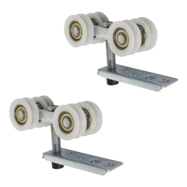 Roldana Côncava Rodizio 4r Para Porta Correr Madeira 80kg