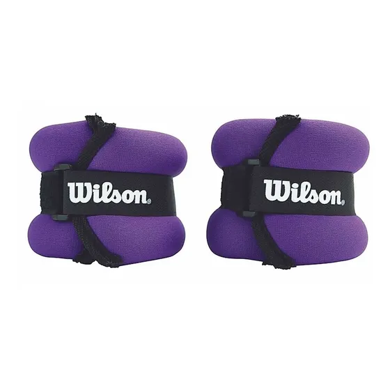 Pesas Muñequeras Wilson 2 Libras Ajustables Fitness Gym