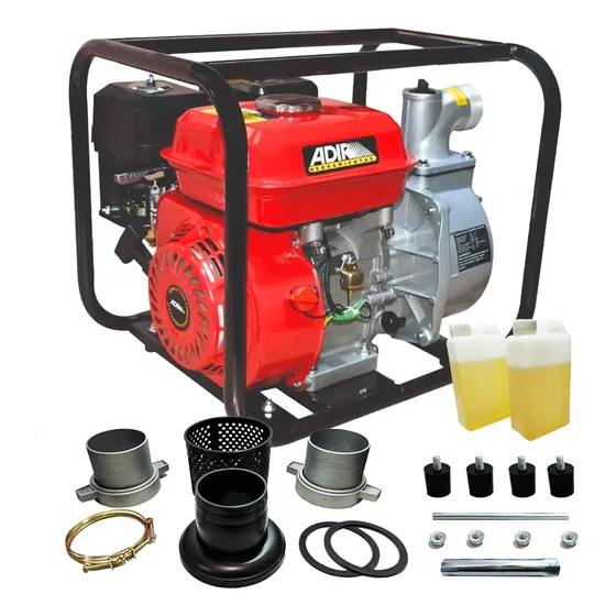 Motobomba De Agua 2 X 2  Adir 125 Motor Gasolina 6.5 Hp