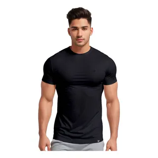 Camiseta Masculina Camisas Super Slim Voker AlgodĂŁo Elastano Camiseta Masculina Camisas Super Slim Voker AlgodĂŁo Elastano