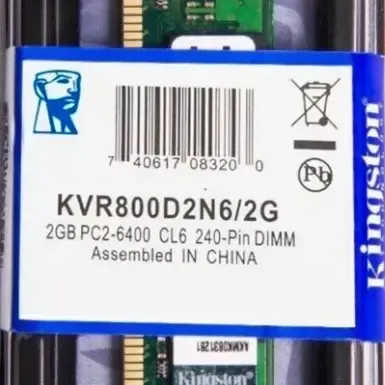 Memória Kingston 16gb Ddr5 4800mhz Cl40 1.1v Desktop 1rx8