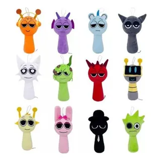 Muñeco De Peluche Sprunki Simon Oren Winda Sprunki De Regalo Muñeco De Peluche Sprunki Simon Oren Winda Sprunki De Regalo