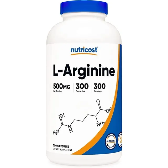 L Arginina L Arginine Hcl 300 Capsulas Oxido Nítrico