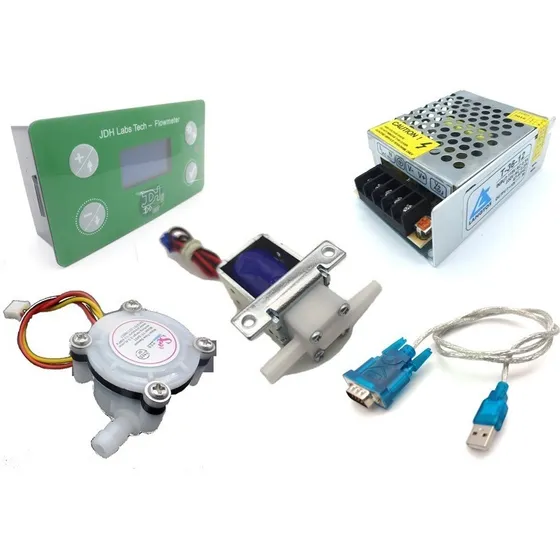 Pack Llenado Automático: Contador, Sensor 6mm, Válvula, 12v