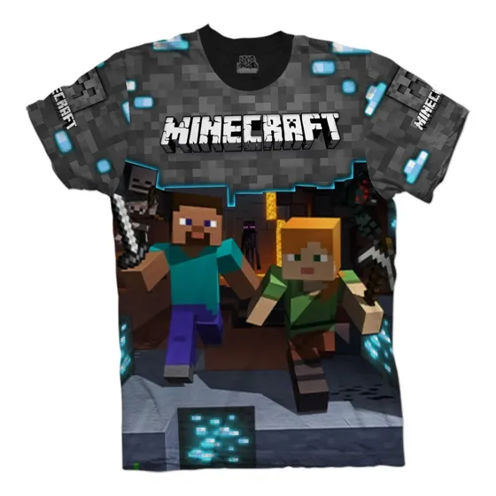 Camisetas M I N E C R A F T Niños Y Adultos
