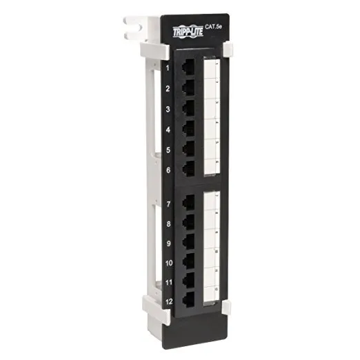 Tripp Lite 12-port Montaje En Pared Cat5e Patch Panel 568b, 