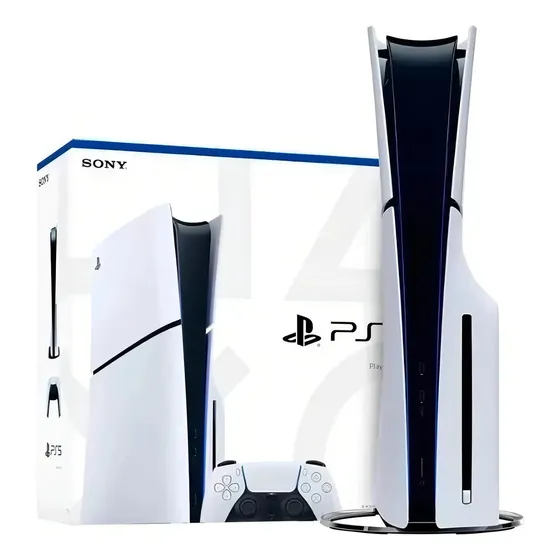 Consola Ps5 1tb Slim Con Lectora De Disco Color Blanco - Excelente (Reacondicionado)