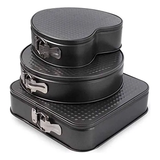 Kit Molde Torteras Desmontable 3 Piezas Reposteria