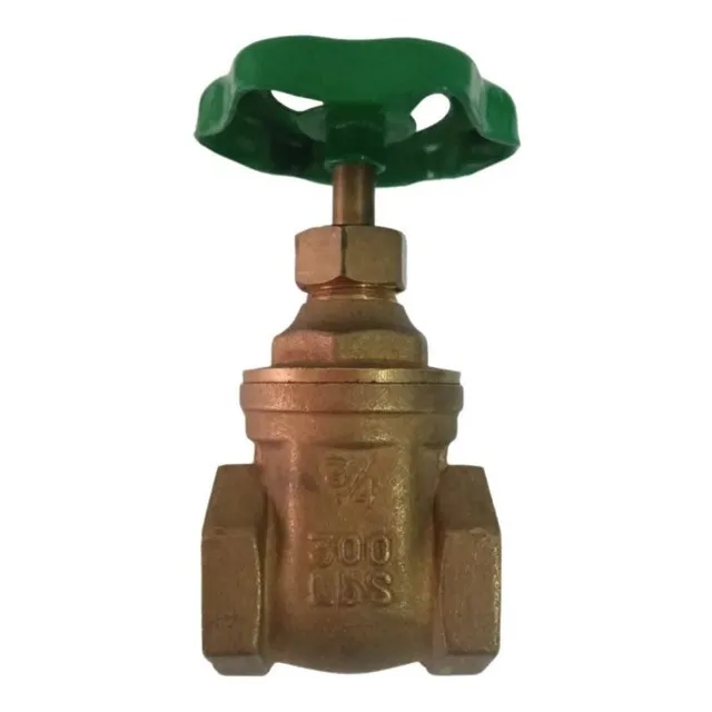 Válvula Compuerta 3/4 Bronce Marca: Nito Vapor/agua/aire