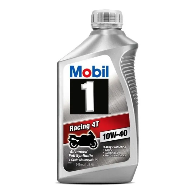 Aceite para motor Mobil sintético 10W-40 para moto/cuatriciclo de 1 unidad x 946mL