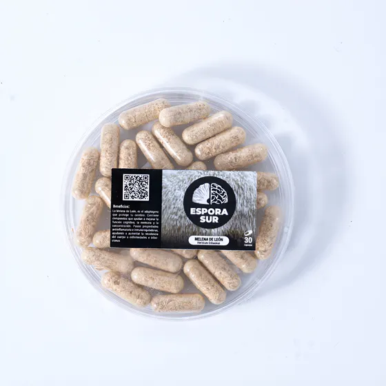 Melena De Leon - Hongo Adaptogeno - Capsulas X120