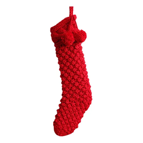 Medias De Punto Para Chimenea Medias Navideñas Rústicas Medi