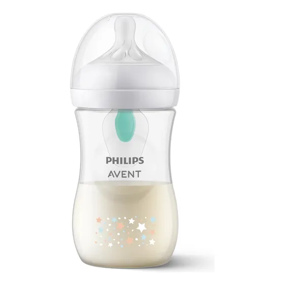 Tetero Con Diseño Natural Biberon 9 Onzas Airfree Avent