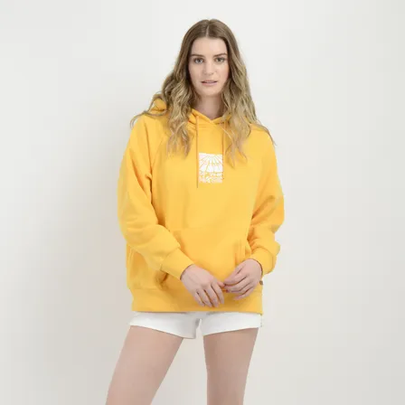 Poleron Wotw Hoodie  Amarillo Mujer Oneill