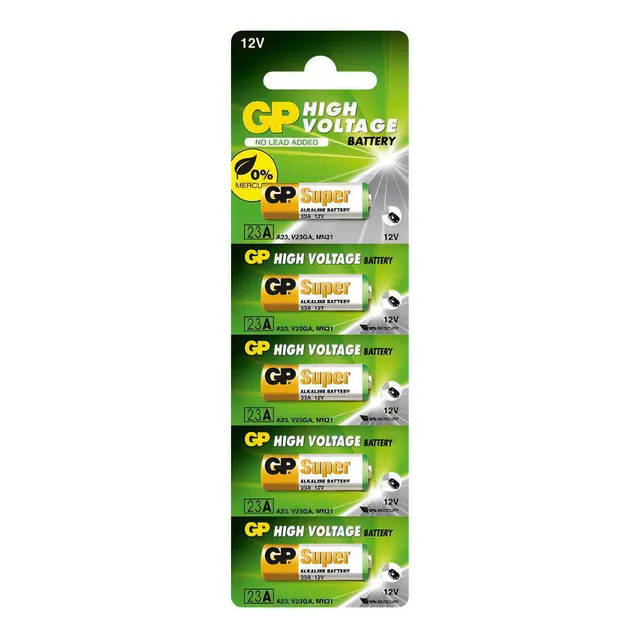 Pilas 23a Alcalina 5 Pilas Alto Voltaje Gp Super