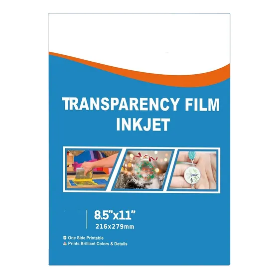 Lámina Acetato 100% Transparente Para Imprimir X40 Hojas