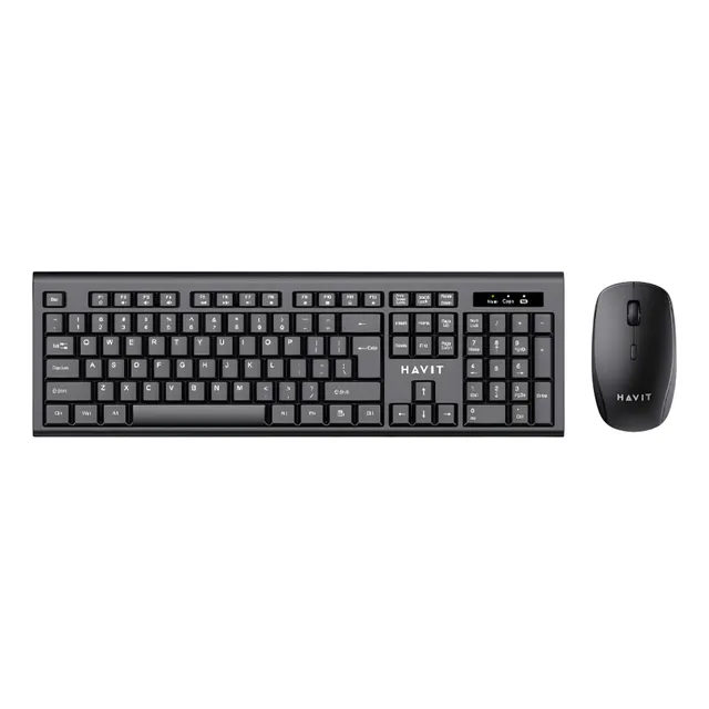 Combo Havit De Teclado Y Mouse Inalámbricos Negro