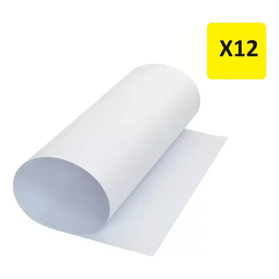 Cartulina Bristol 160 Gr 66x 96 Pliego Grande X12
