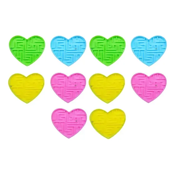 Sorpresas De Cumpleaños 10 Mini Laberintos Corazón Souvenirs