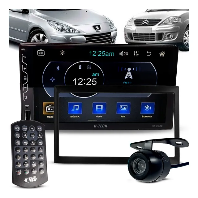Central Multimidia 2 Din Citroen C3 E Peugeot 307 Ate 2010
